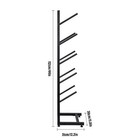 5-tiers Freestanding Snowboard Storage Rack Metal Snowboard Storage Rack 