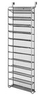 36 Pair Over-the-door Shoe Closet Organizer Rack For 36 Pairs  12 Tier  Metal 