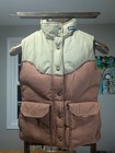 Vintage 1980 s 80 s Jansport Puffer Goose Down Two Toned Vest - Read Description