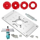Aluminum Router Milling Table Insert Plate Trimmer Engraving Machine Woodworking