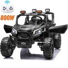 2026 New 24v 2-seater Kids Ride On Truck 4wd Rc Bluetooth Led Light Holiday Gift