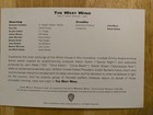 The West Wing 5 25 X 7 75 Promo Card Martin Sheen stockard Channing Sdcc 2003