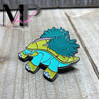 Pokemon Collectible Pin Lapel Soft Enamel Rubber Clutch Evolved Turtwig  grotle 