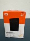 Wd My Passport 4tb Portable External Hard Drive Usb 3 0 Black