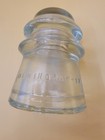 Hemingray No  17 Clear Glass Insulator Made In Usa 1-62