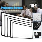 Portable Foldable Projector Screen 16 9 Hd Outdoor Home Cinema Theater 3d Movie