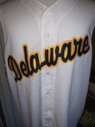 Delaware Blue Hens Vintage Baseball Game Jersey Used   Worn 