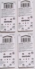 Rayovac Duracell Size 13 Hearing Aid Batteries Exp  2 29 4 Pks 6 In Each Pack