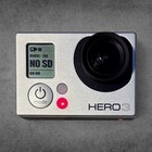Gopro Hero 3 Silver Edition Action Camera  with Batteries   Charger  Works 