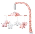 Feisike Baby Crib Mobile For Girls Pink Elephant W  Music Box   35 Lullabies