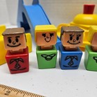 Vintage Playskool Mcdonalds Little People Lot - Playground Car Table - 7 Figures