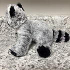 Ganz Webkinz Raccoon 8  Beanbag Plush Gray Black Hm143 No Code Retired