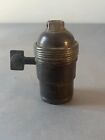 Antique Vintage G e co  General Electric  Bakelite Lamp Socket Light Part