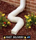 Flex A Spout 55 In  White Vinyl Downspout Extension   Amerimax Flexible Home X