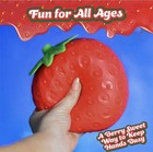 Jumbo Strawberry Squishy Squeez Fidget Sensory Toy 