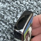 Rare 1993 Slim Zippo Lighter - Barrett Smythe - Resting Cow - Chrome Sold As Is