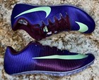 Nike Ja Fly 3 Regency Purple Bordeaux Sprint Track Spikes Cleats New Mens 12 5