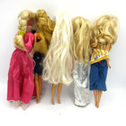 Barbie Doll Vintage Lot 60s 70s Lot Of 5 With Outfits