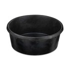  3 Pack  Large Rubber Dog Bowl  Black  3 Quart
