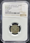 Richard I The Lionheart 1172-1185 Ad England Anglo-gal Silver Denier Coin Ngc Xf