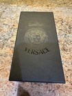 Versace Rosenthal Medusa Frosted Clear Crystal Wine Bottle Stopper In Box