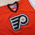 Vintage Ccm Philadelphia Flyers Nhl Jersey Orange Black White Adult Xl Canada 33