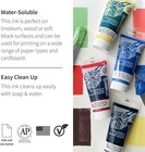 Speedball 3513 Water Soluble Block Printing Ink Gold Satin 2 5 Oz Block Printing