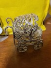 Vintage Dollhouse Miniature Decoration Baby Doll Buggy Carriage Stroller Pram