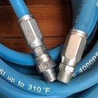 50ft 3 8  4000psi Blue Non-marking Pressure Washer Hose  flexible   new 