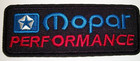 Mopar Performance Dodge Chrysler Jeep embroidered Patch 4  X 1 1 2   iron Sew On