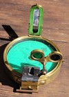 Antique Troughton   Simms Style Pocket Surveyor Prismatic Compass  Leather Case