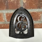Vintage Cast Iron Trivet Enterprise Mfg Co  Philadelphia Usa Sad Iron Holder