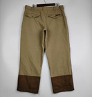 Field   Stream Brush Pants Mens 38x30 Briar Patch Hunting Canvas Upland Khaki