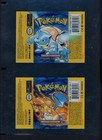 1st Ed Base Set Uncut Booster Pack Wrapper Charizard Blastoise Venusaur Pokemon