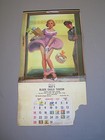 Vtg Bar Calender Risque Lady Mac s Black Eagle Tavern Frackville Pa Breweriana