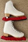 Bladerunner Aurora Women   s White Figure Ice Skates Lace-up W  Blade Covers S7