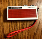 Vintage Realistic - Transistor Radio     Red orange     Working