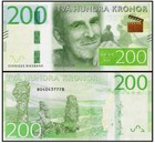 Nd 2015 Sweden 200 Kronor P-72 Unc New Banknote