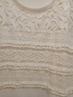 Logo By Lori Greenstein Nwot Womens Cotton   Lace Tunic Size M  25 