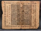 1779 Continental Currency  20 Note   Very Good Details  Taped repaired