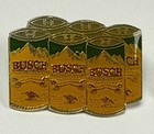 Vintage Busch Beer 6 Pack  And Beer Mug Pin Back Lapel Pin Hat Pin Enamel