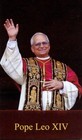 Pope Leo Xiv  - Prayer For The Pope - Paperstock  Holy Card 567b