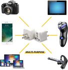 1-500 Pcs European Eu To Us American Adapter Plug Converter Euro Asia To Usa Lot