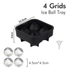 Ice Balls Maker Round Sphere Tray Mold Cube Whiskey Ball Cocktails Silicone