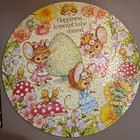 Vintage Springbok Circular Puzzle  happyland  Over 500 Pieces Complete Mice bees