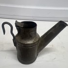 Antique Coal Miner s Teapot-style Oil Wick Cap Lamp Missing Lid