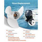 13 1 2 X 15 Aluminum Outboard Propeller For Yamaha Engines 60-130hp 15   Pitch