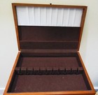 Vintage Silver Flatware Storage Drawer Chest Wood With Drawer