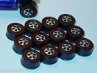 Hot Wheels Redline Red Line Us Wheel Tire Lot Of 12 Large Bearing Style -new  