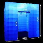 Inflatable Photo Booth Enclosure 1 Door W led Light Blower For Advertising Party